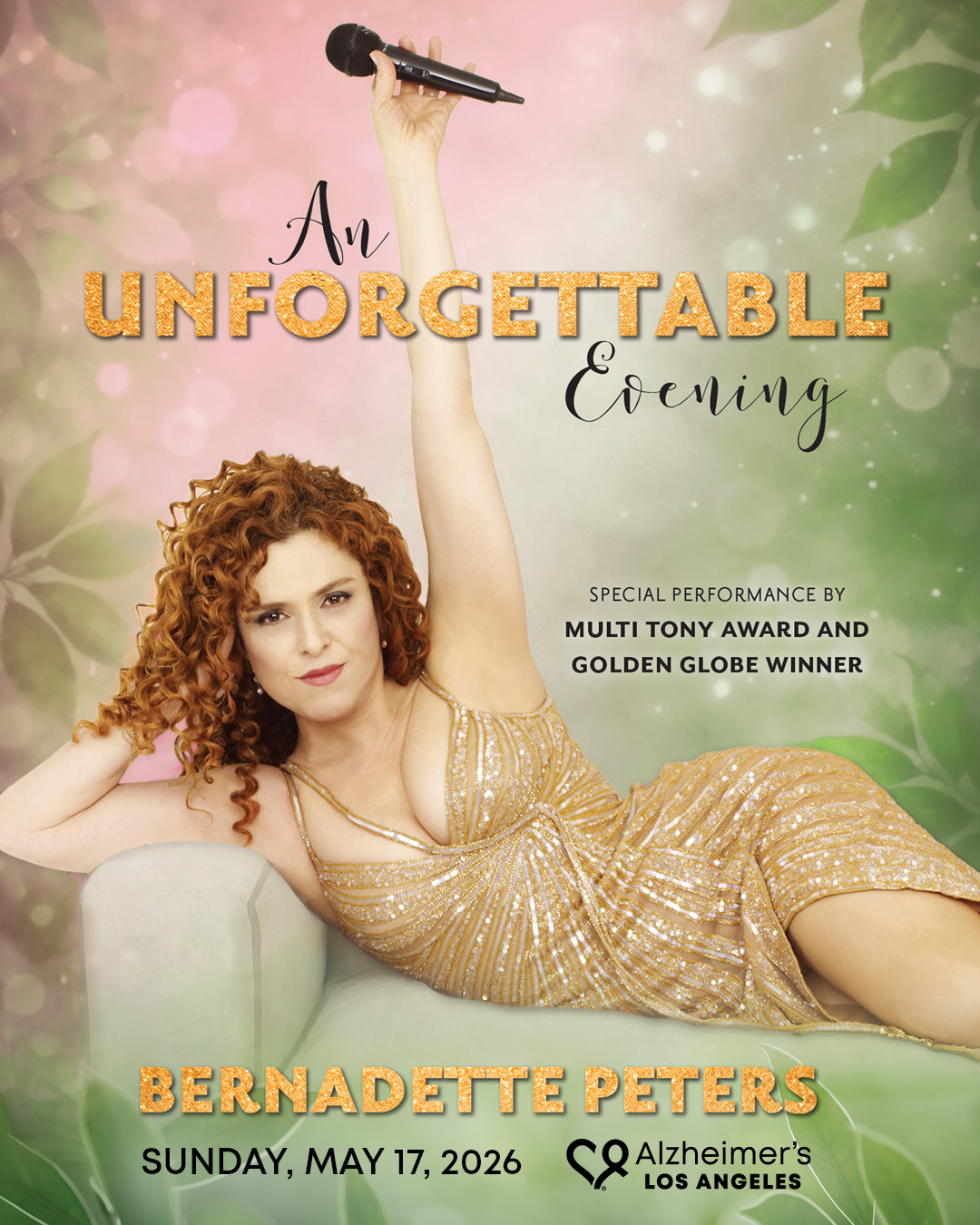 Bernadette Peters live tour poster 2026–2027